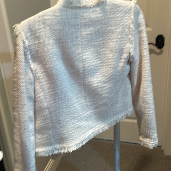 Ivory tweed lady jacket Sz S - Picture 5 of 5
